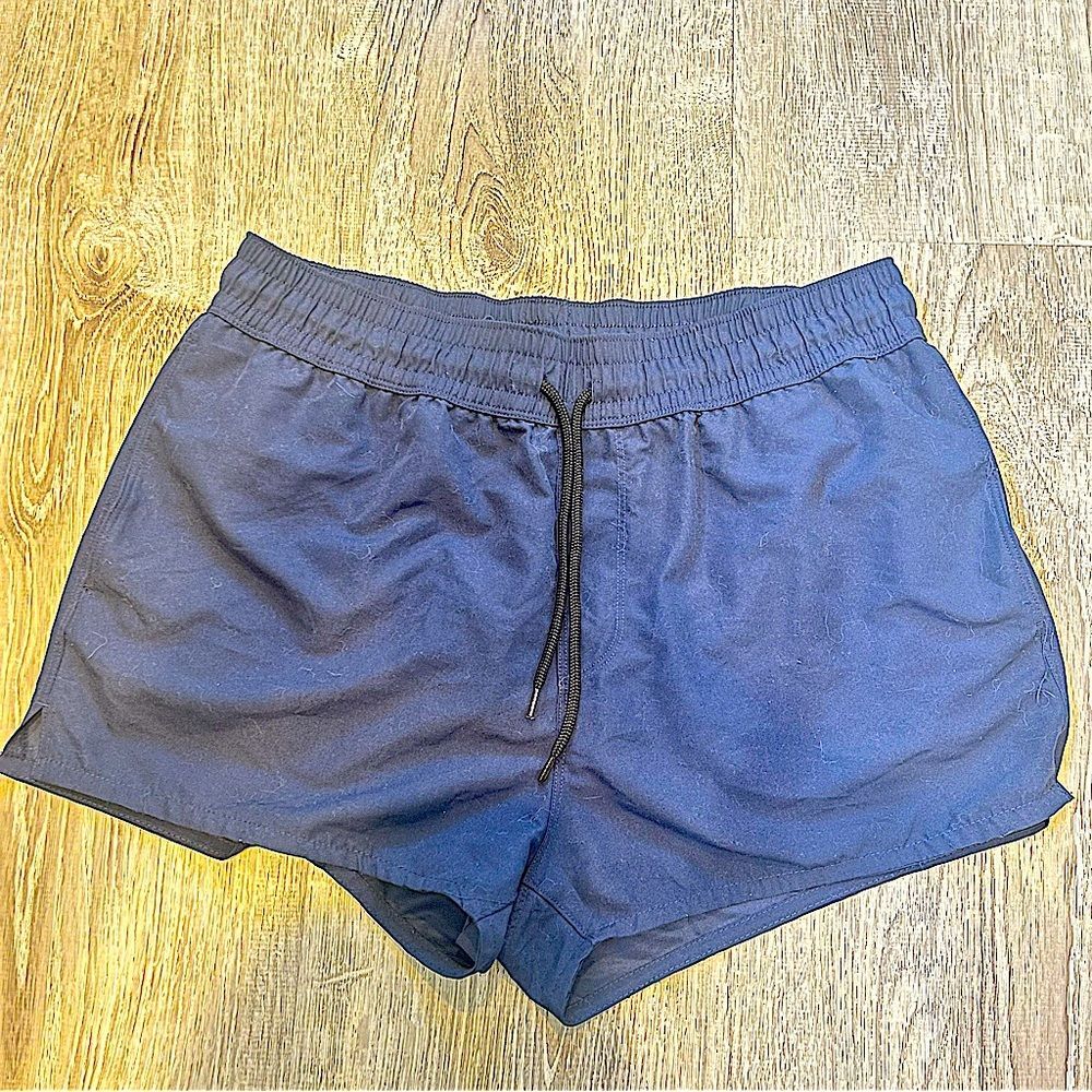 ASOS Design Navy Blue Athletic Shorts with Liner Size Large